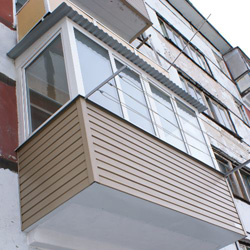 Отделка откосов балкона | Компания Викор